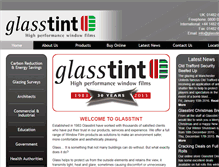 Tablet Screenshot of glasstint.co.uk